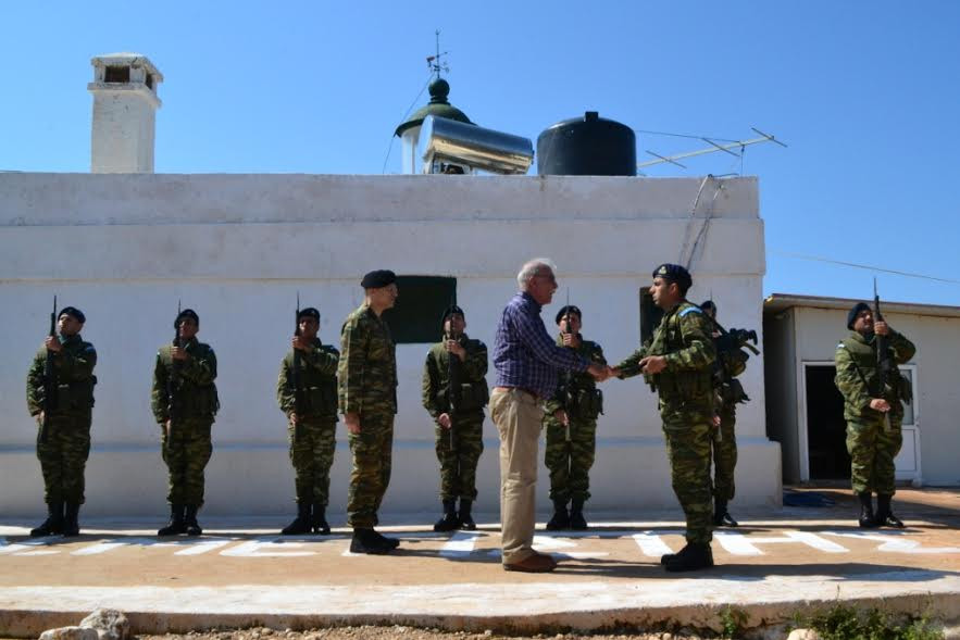 Στα φυλάκια των νησιών Ρω, Στρογγύλη και Μεγίστη ο Δ. Βίτσας (εικόνες)